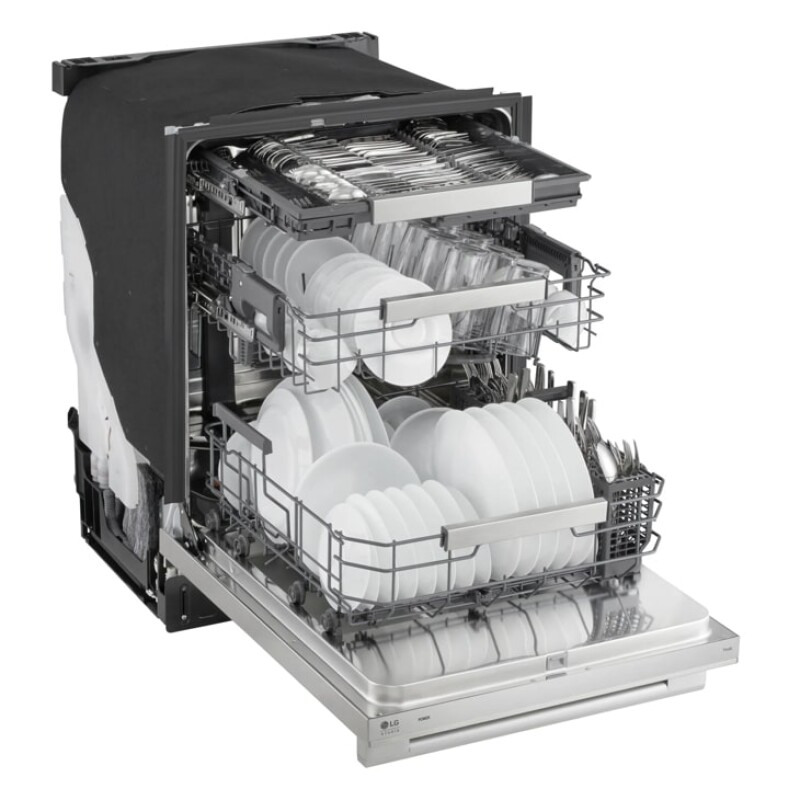 LG STUDIO FlushFit™ Dishwasher with 1-Hour Wash & Dry, QuadWash® Pro, and Dynamic Heat Dry™ with AutoVent™ Dry view 15