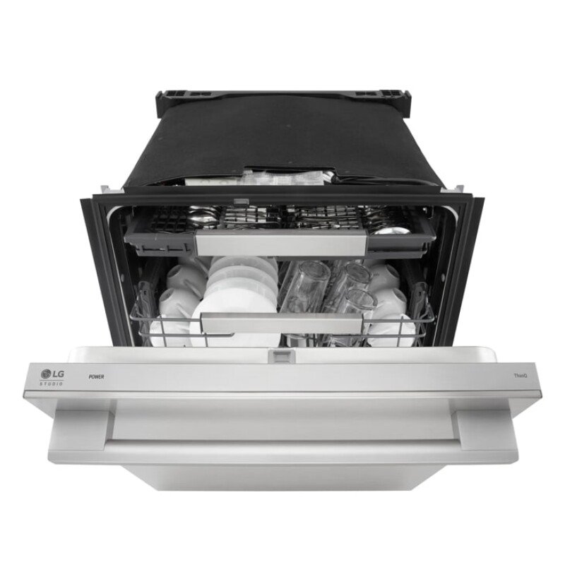 LG STUDIO FlushFit™ Dishwasher with 1-Hour Wash & Dry, QuadWash® Pro, and Dynamic Heat Dry™ with AutoVent™ Dry view 9