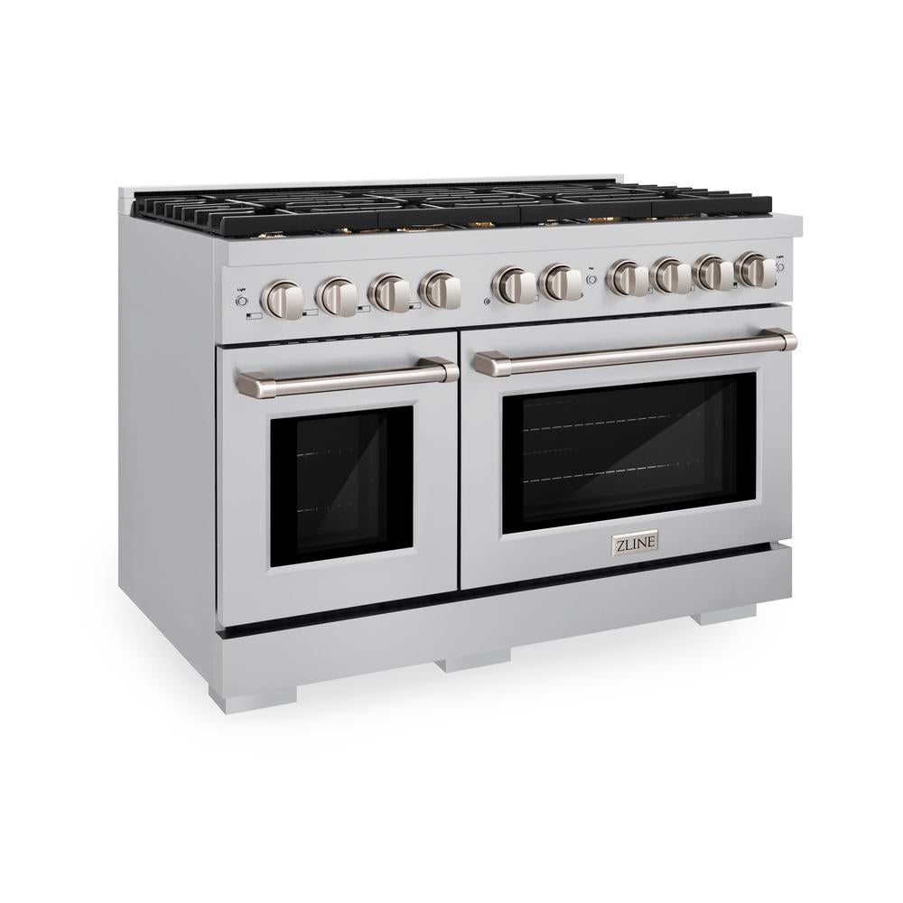 48 in. 6.7 cu. ft. Paramount Double Oven Dual Fuel Range SDRBR48