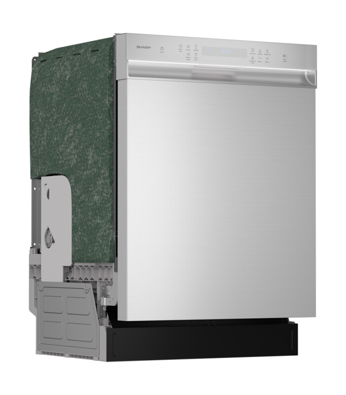 24 In. Slide-in Stainless Steel Hybrid 49 Db Dishwasher view 3