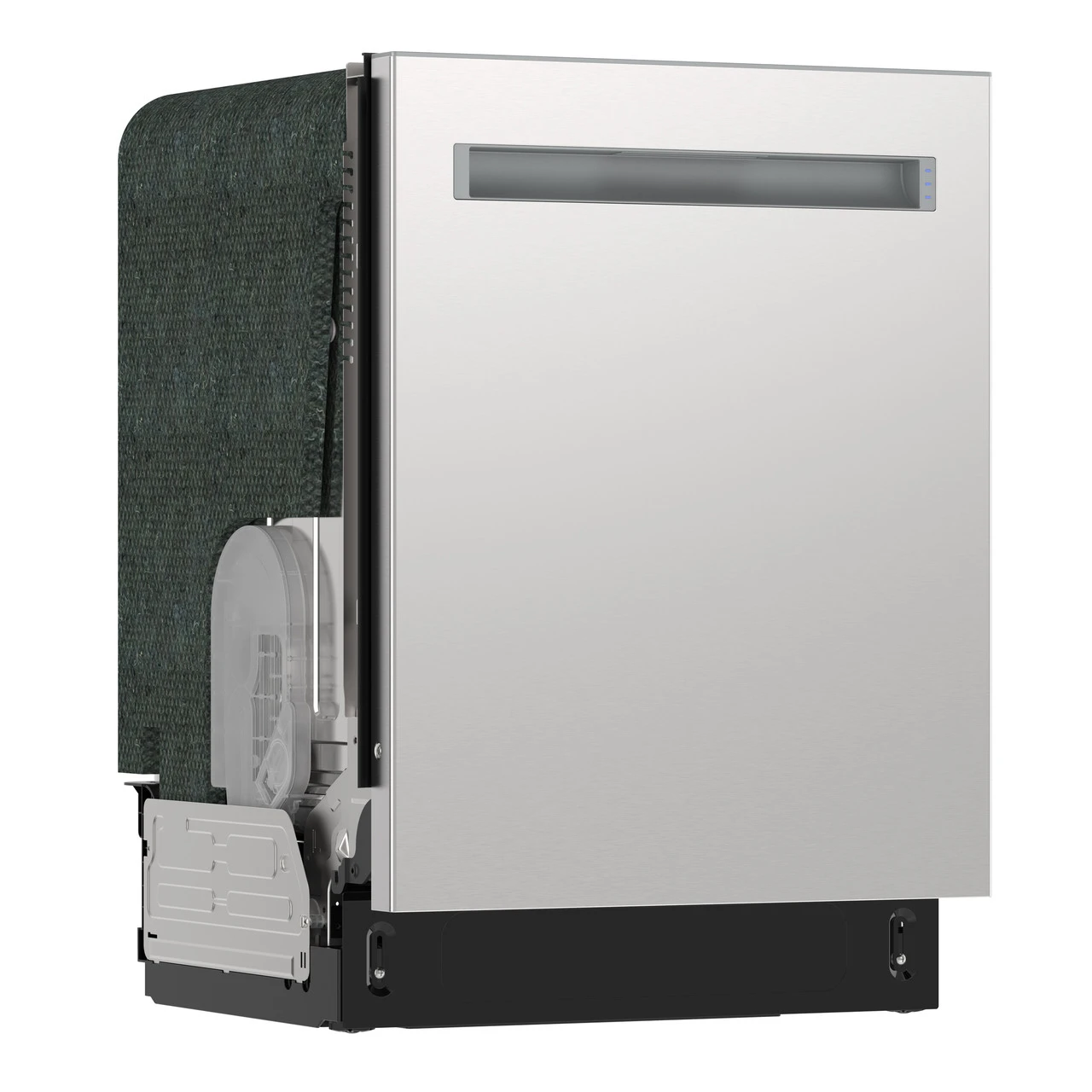 24" Top Control Stainless Steel Pocket Handle 44db Dishwasher With Auto Door Open SDW6768SMS