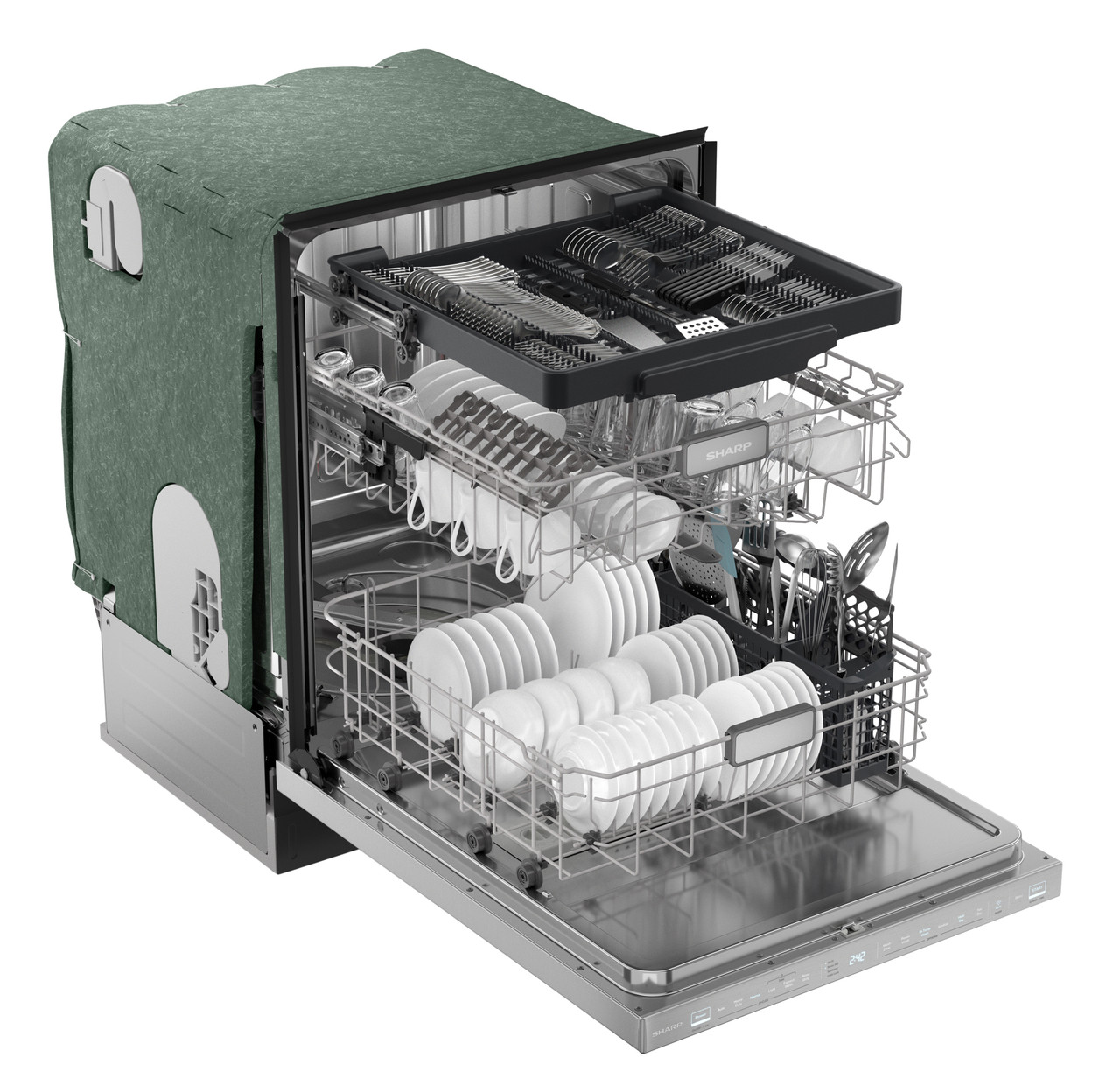 24 In. Slide-in Smart 42 Db Dishwasher view 19