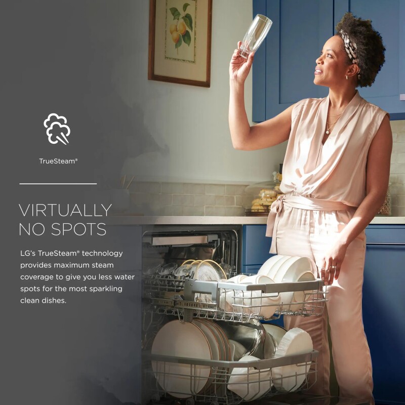 LG STUDIO Panel Ready Top Control Dishwasher with TrueSteam® view 7