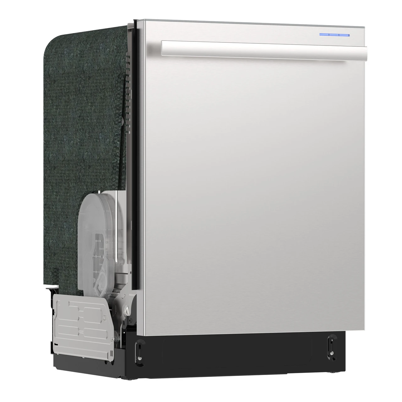 24" Top Control Stainless Steel Handle 44db Dishwasher With Auto Door Open SDY6768SMS