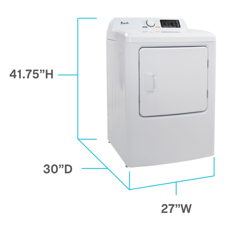 6.7 cu. ft. Front Load Electric Dryer SED67D0W