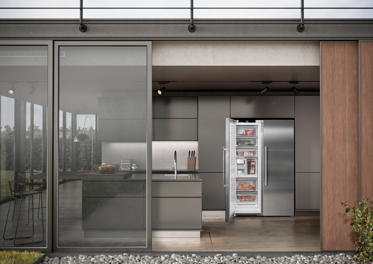 Freestanding freezer with NoFrost and IceTower, Left Hinged SF5291