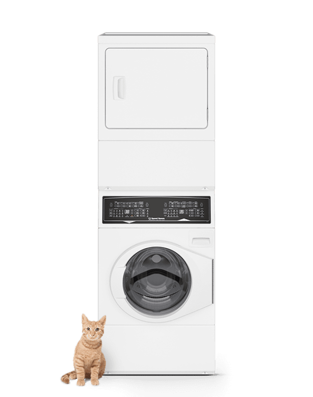 SF7 Stacked White Washer – Electric Dryer with Pet Plus SF7007WE