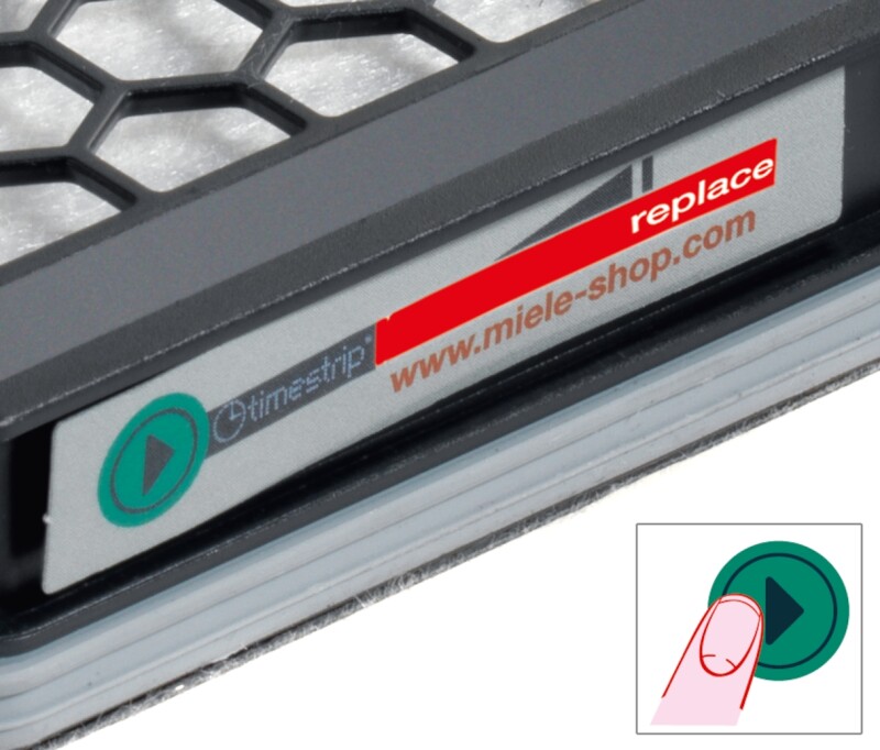 Active AirClean Filter with TimeStrip for effective filtration of unpleasant odors. SFAA30