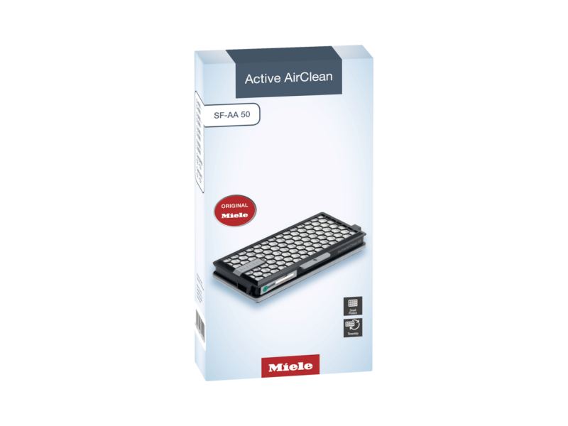 Active AirClean Filter with TimeStrip for effective filtration of unpleasant odors. SFAA50