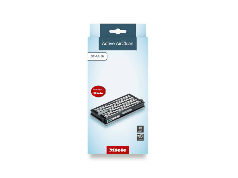 Active AirClean Filter with TimeStrip for effective filtration of unpleasant odors. SFAA50