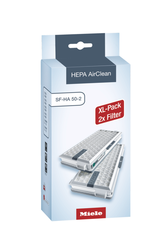 XL pack HEPA AirClean filter   Twin pack – for two years of clean air SFHA502