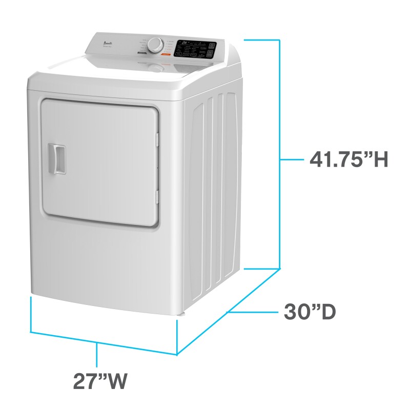 6.7 cu. ft. Front Load Natural Gas Dryer view 5