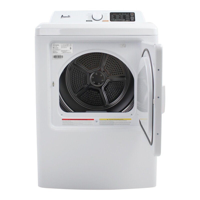 Avanti Front Load Gas Vented Clothes Dryer, 7.0 cu. ft. Capacity SGD70D0WG, product image 9 of 11
