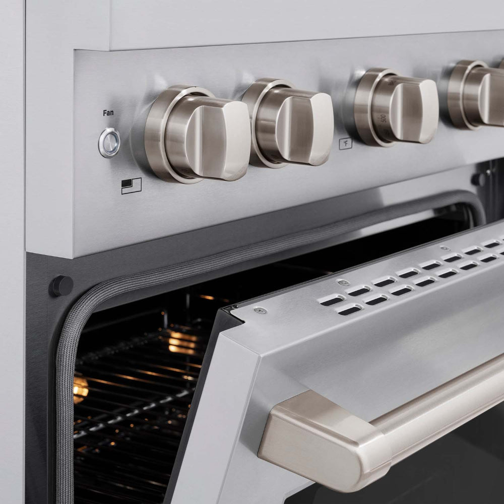 30 In. 4.2 Cu. Ft. Paramount Gas Range With 4 Burner Cooktop And Convection Gas Oven In Stainless Steel SGR30