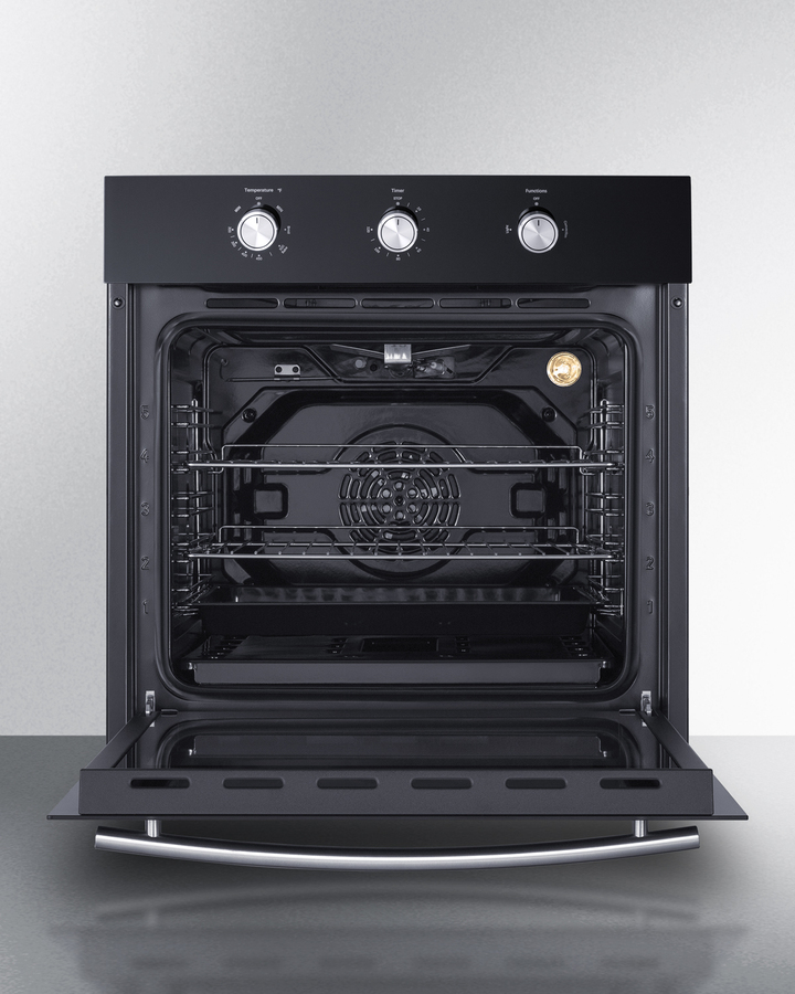 24" Wide LP Gas Wall Oven SGW242BKLP