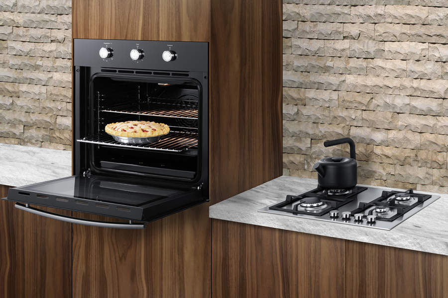 24" Wide LP Gas Wall Oven SGW242BKLP
