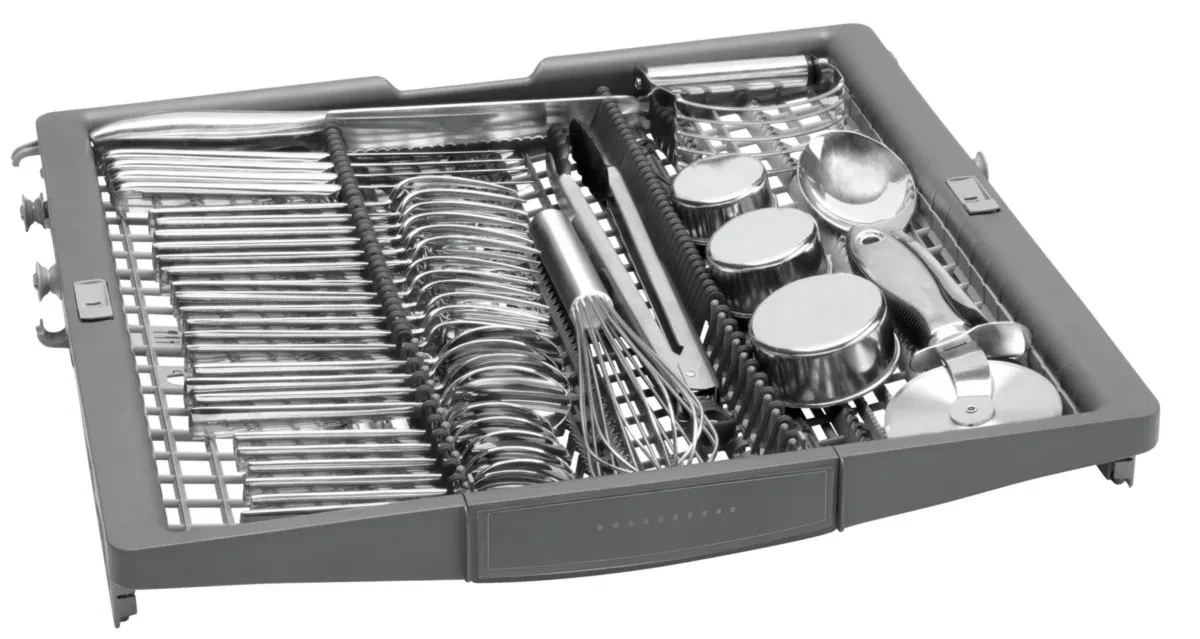Loading flexibility with a 3rd rack dishwasher