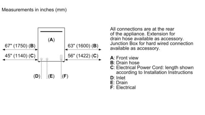 500 Series Dishwasher24'' Stainless steel SHP865WD5N