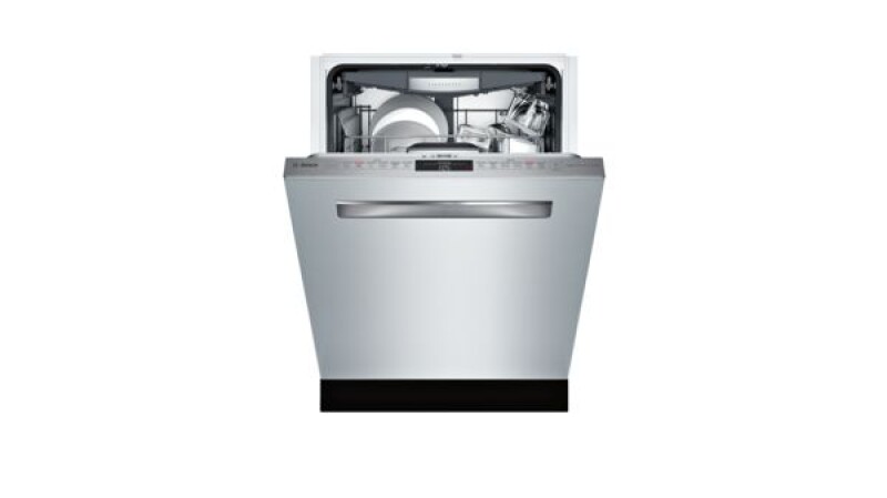 800 Series built-under dishwasher 24'' Brushed steel SHP878WD5N