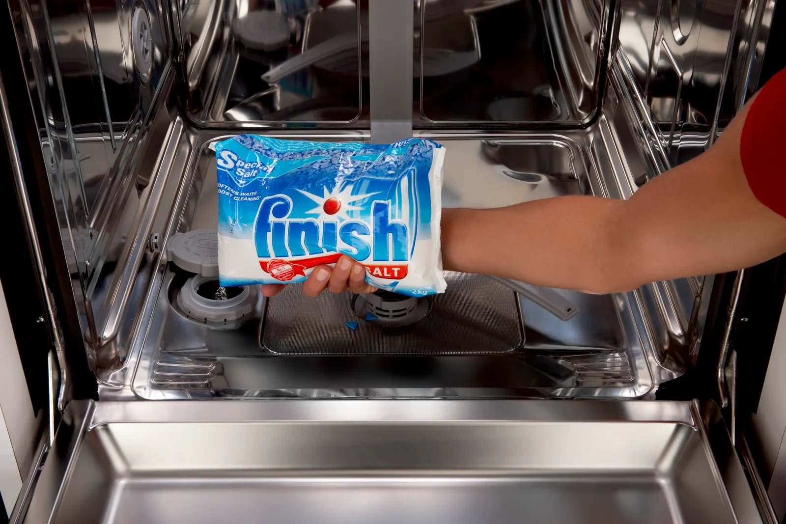 Water Softener provides spot-free dishes