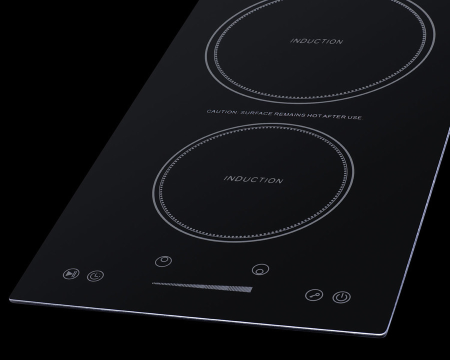 13" Wide 115V 2-Zone Induction Cooktop, Cord Included SINC2B115TK13