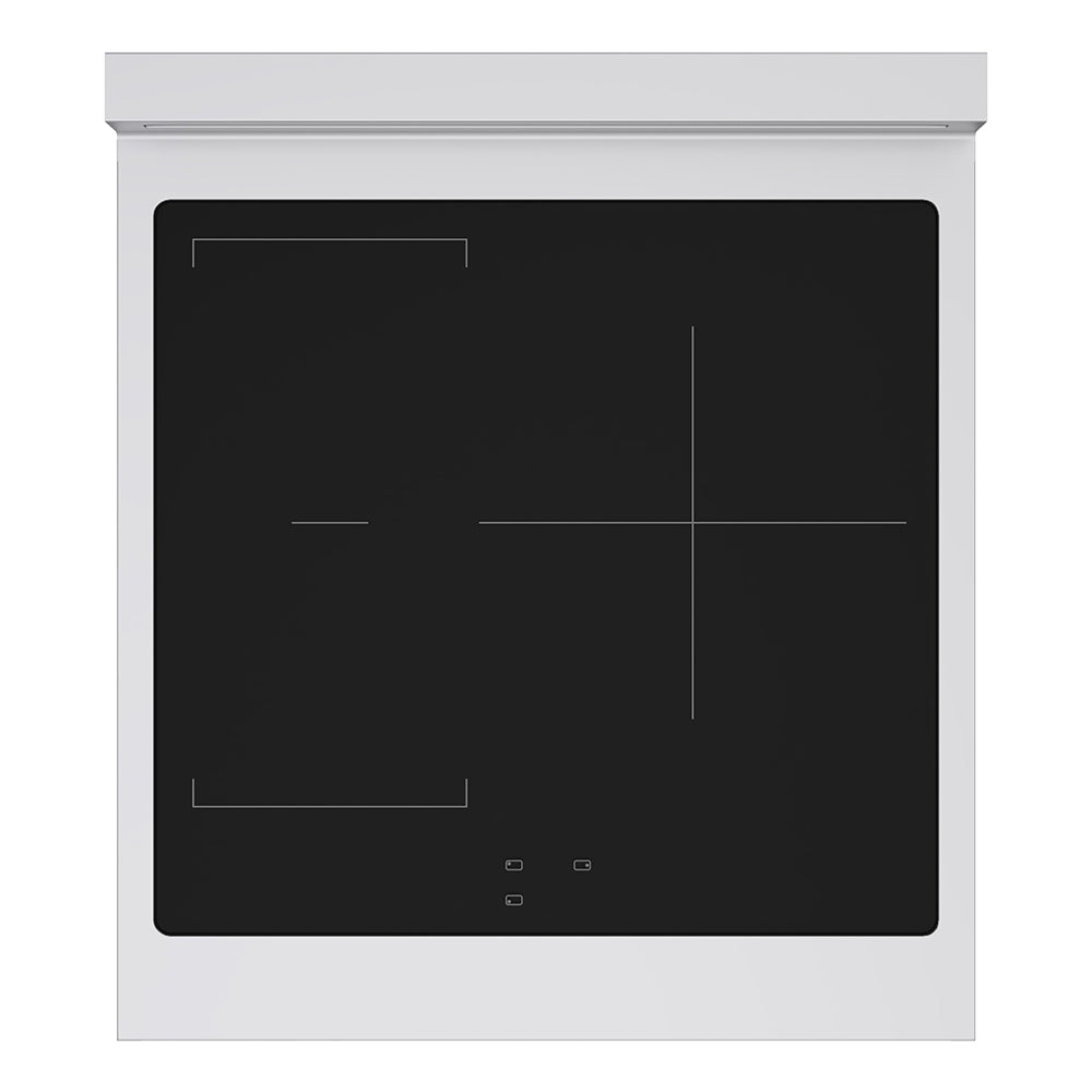 24 In. 3.2 Cu. Ft. Paramount Induction Range With 3 Element Cooktop And Electric Convection Oven In Stainless Steel SINR24