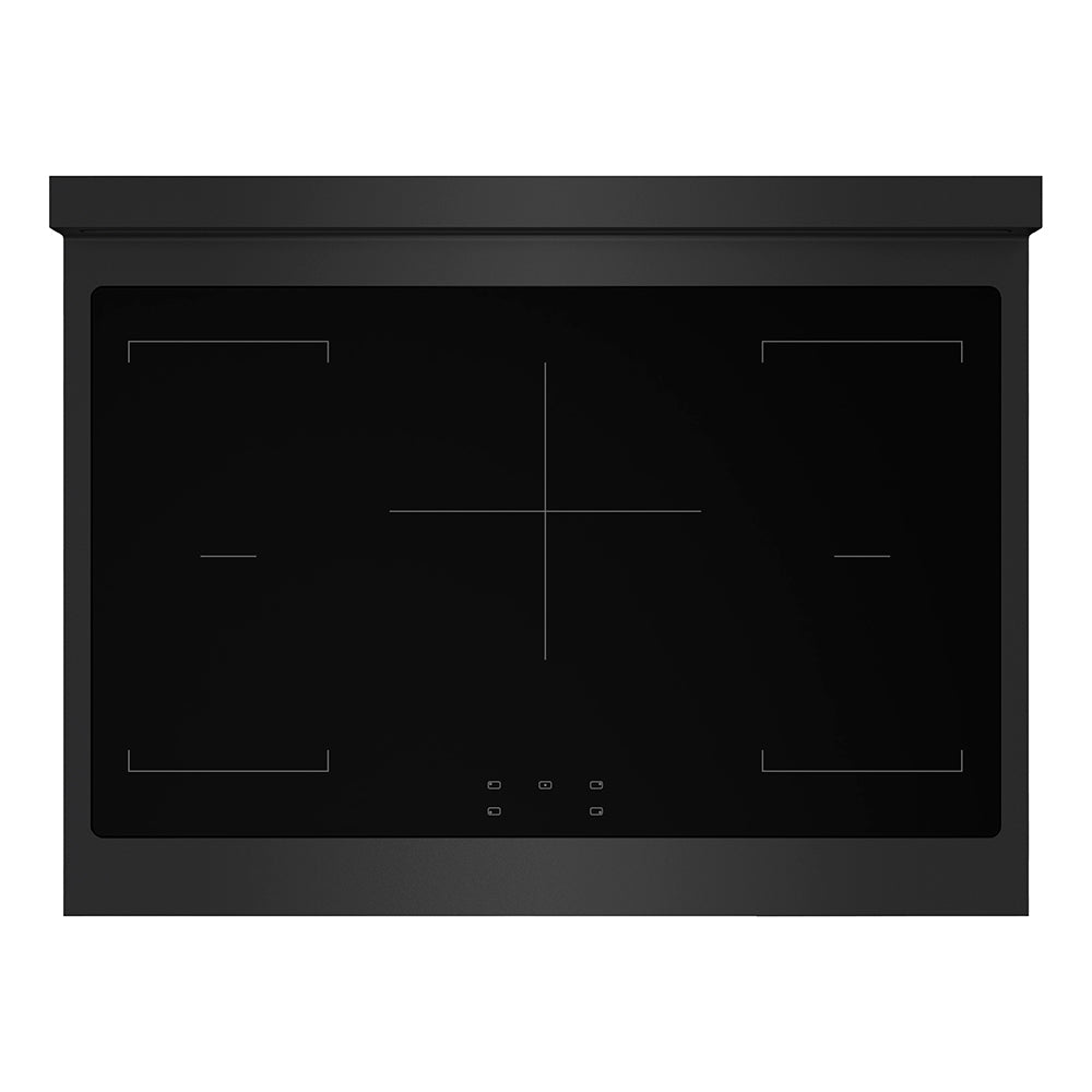 36 In. 5.2 Cu. Ft. Paramount Induction Range With 5 Element Cooktop And Electric Convection Oven In Black Stainless Steel SINRB36