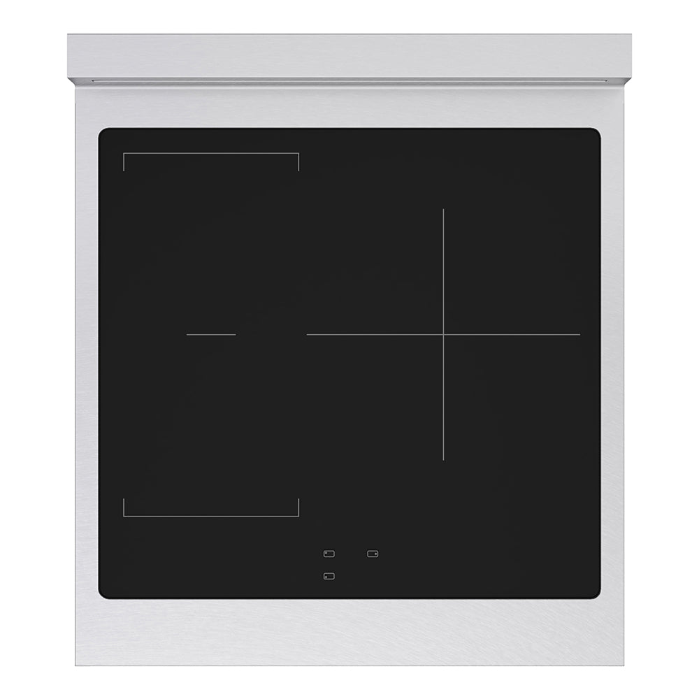 24 In. 3.2 Cu. Ft. Paramount Induction Range With 3 Element Cooktop And Electric Convection Oven In Satin Stainless Steel SINRS24