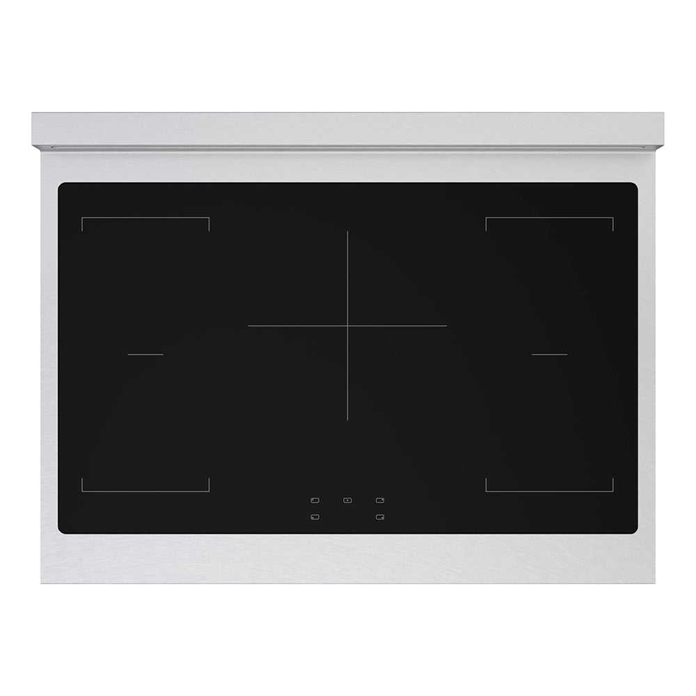 36 In. 5.2 Cu. Ft. Paramount Induction Range With 5 Element Cooktop And Electric Convection Oven In Satin Stainless Steel With Black Matte Door SINRSBLM36