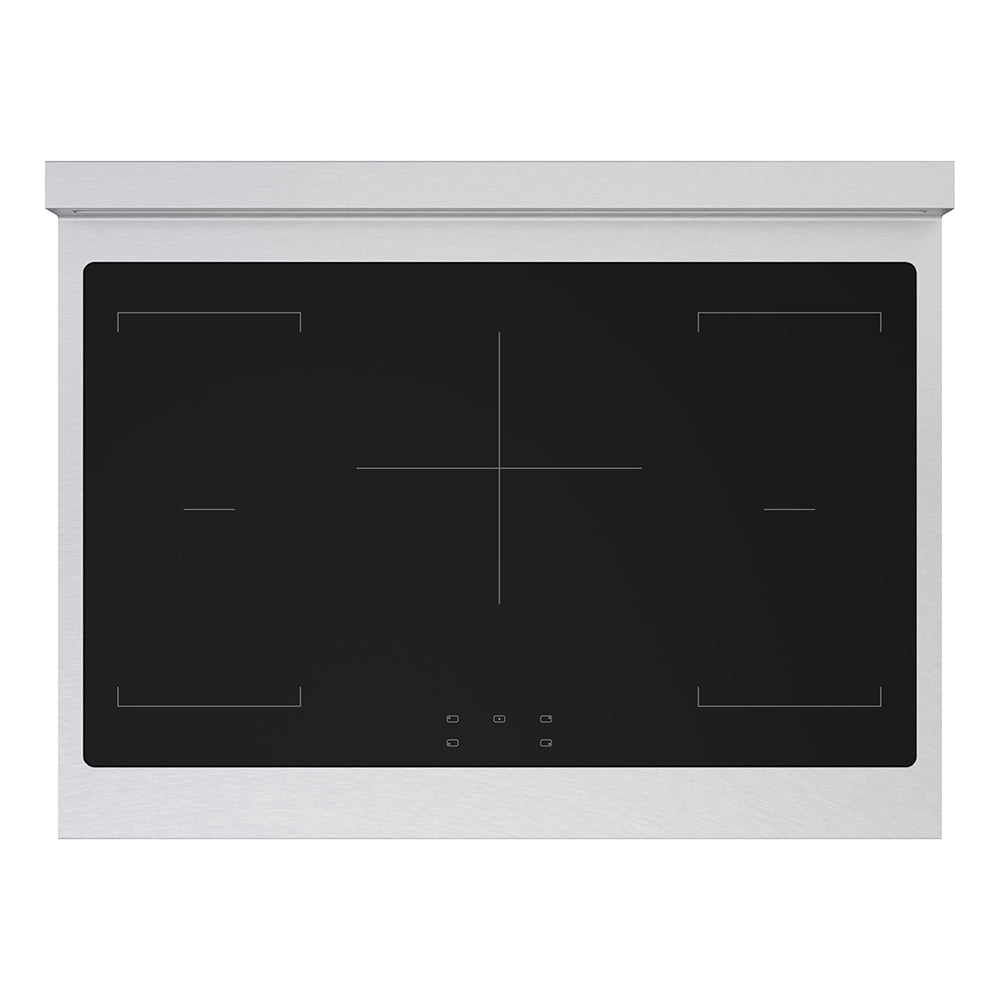 Autograph Edition 36 In. 5.2 Cu. Ft. Paramount Induction Range With 5 Element Cooktop And Electric Convection Oven In Satin Stainless Steel With Champagne Bronze Accents SINRSZ36CB