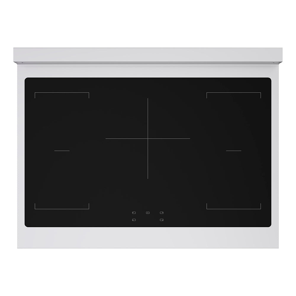 Autograph Edition 36 In. 5.2 Cu. Ft. Paramount Induction Range With 5 Element Cooktop And Electric Convection Oven In Stainless Steel With Black Matte Door And Polished Gold Accents SINRZBLM36G