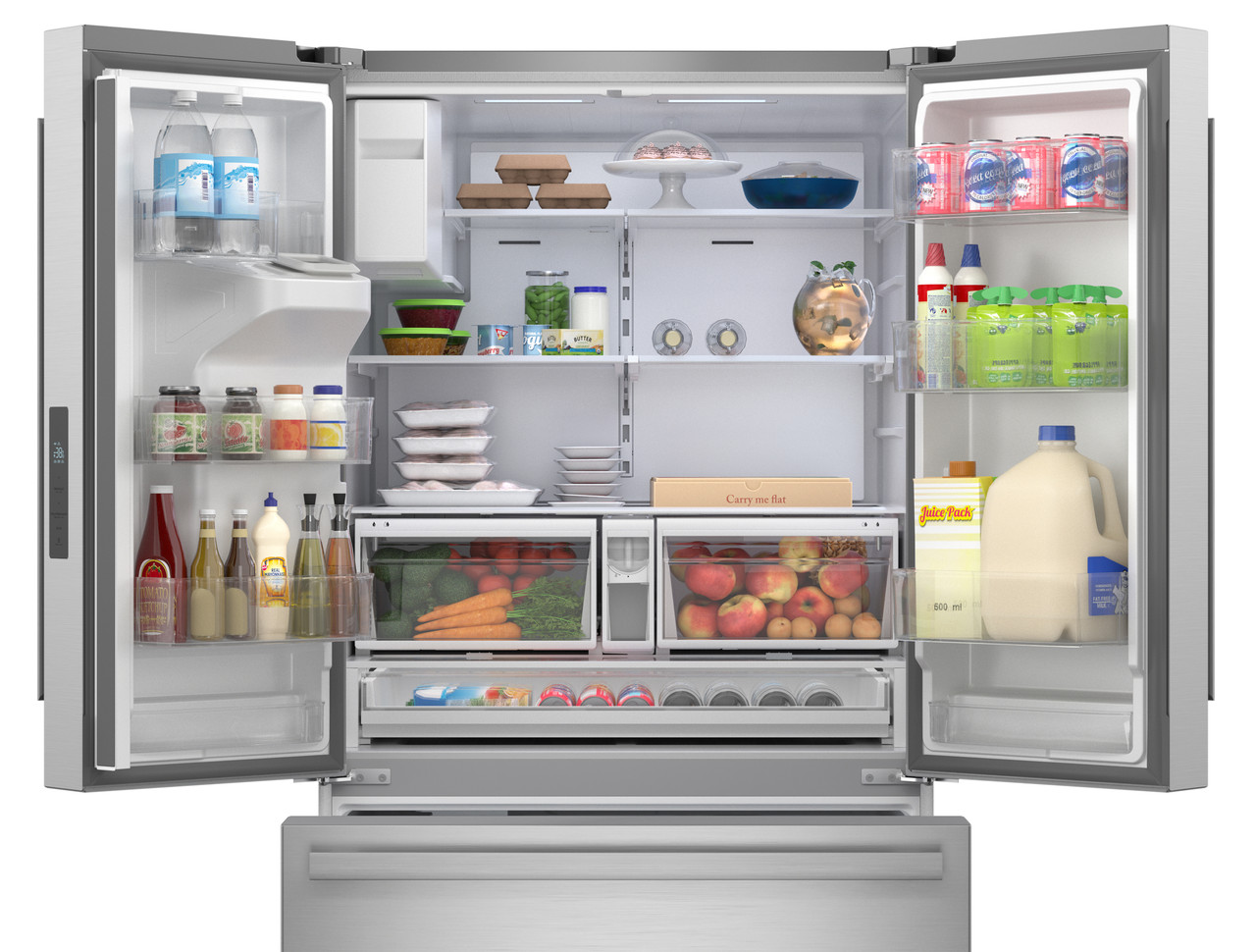 French 3-door Refrigerator With Water Dispenser view 13