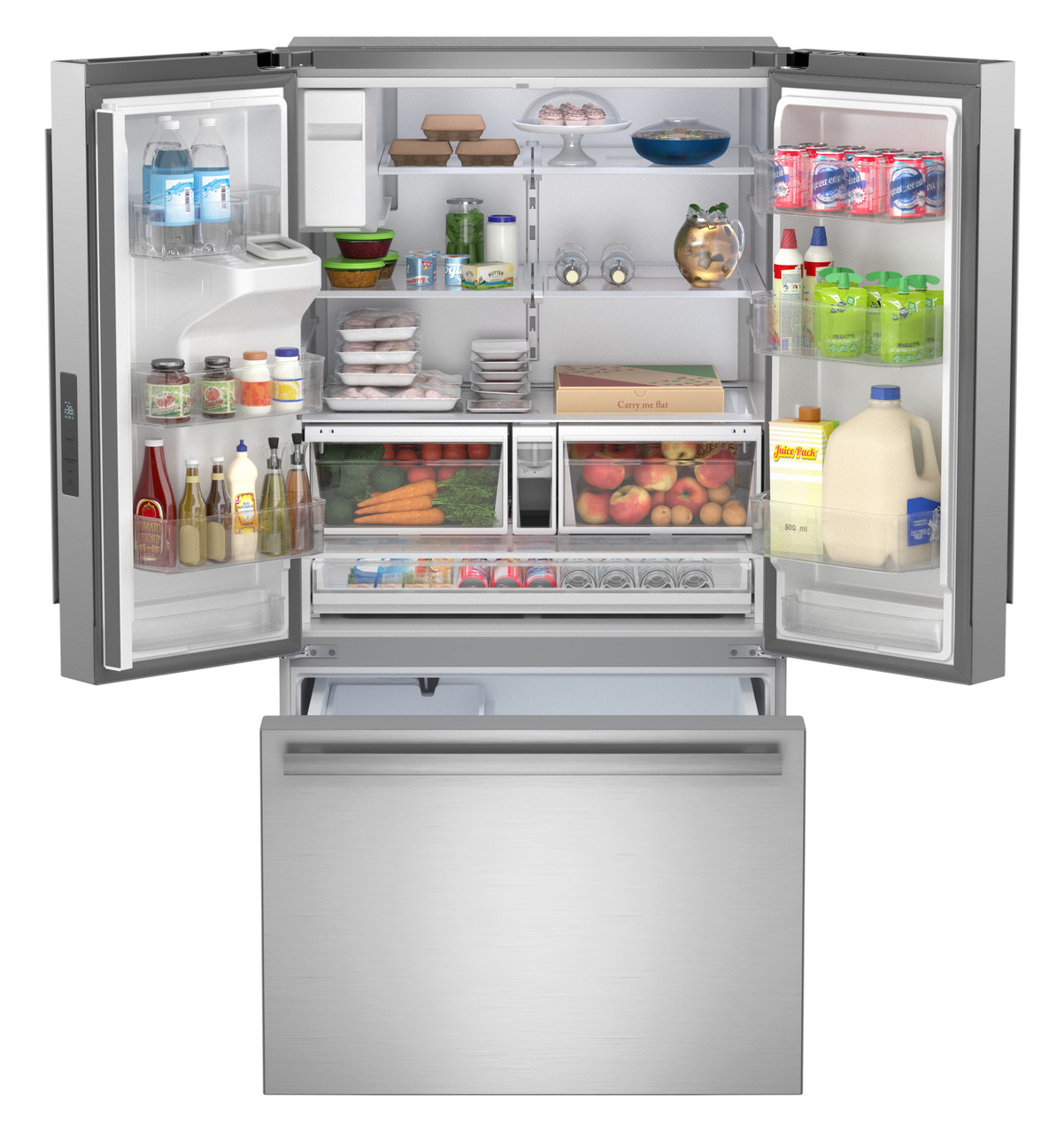 French 3-door Refrigerator With Water Dispenser view 16
