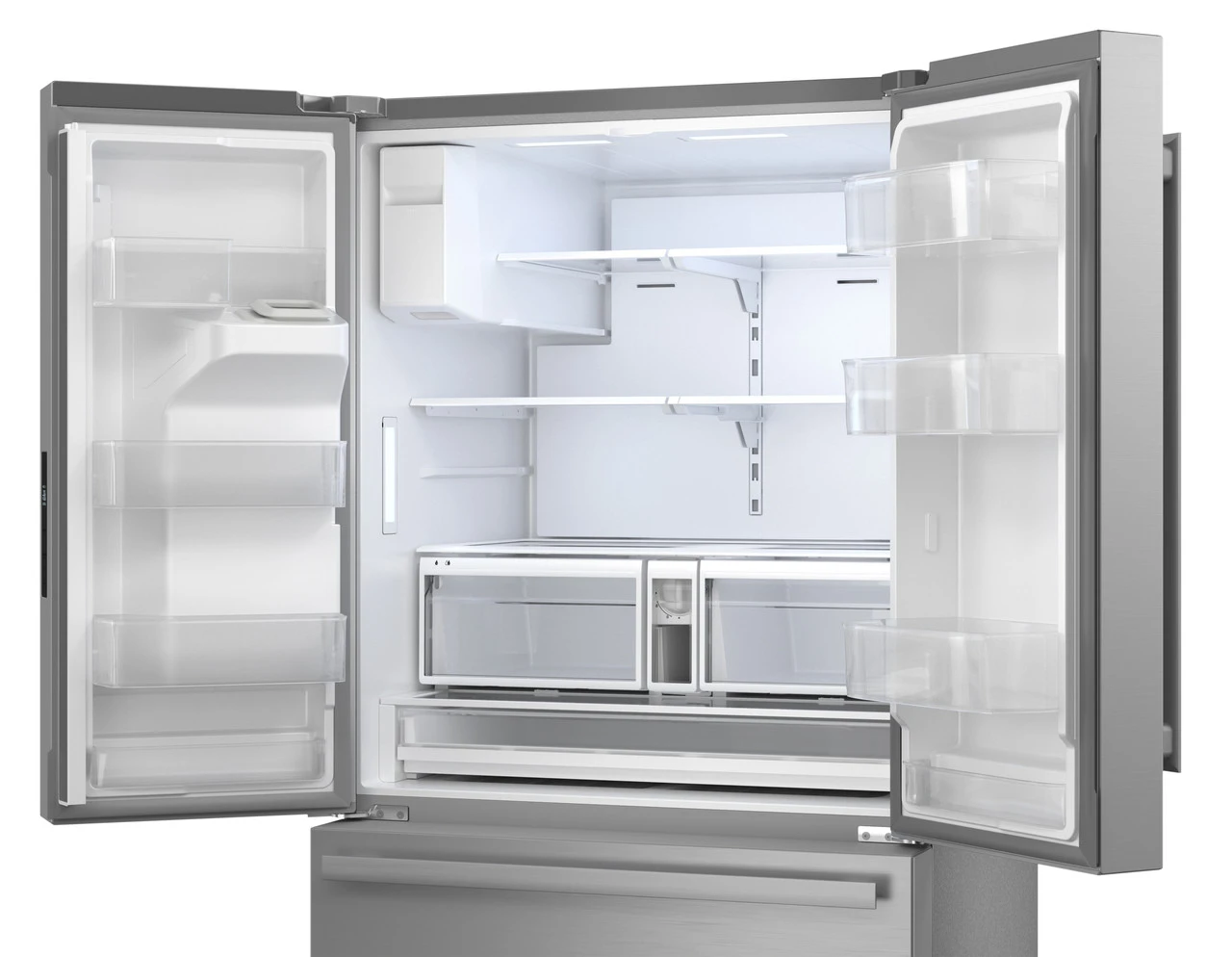 28.9 Cu.ft. Standard Depth 36 In. French 3-door Refrigerator With Water Dispenser In Stainless Steel SJF2955MS