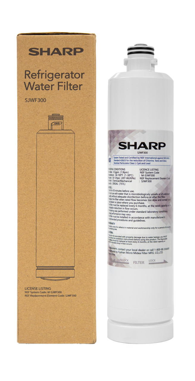 Replacement Water Filter For Sjf2955ks Refrigerator SJWF300