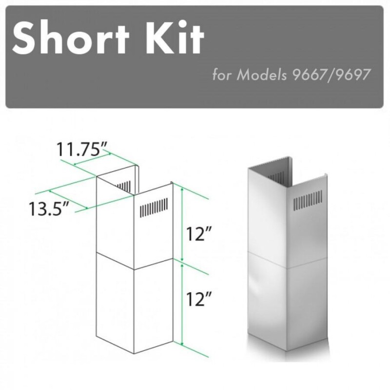 2-12 in. Short Chimney Pieces for 8 ft. Ceilings SK96679697