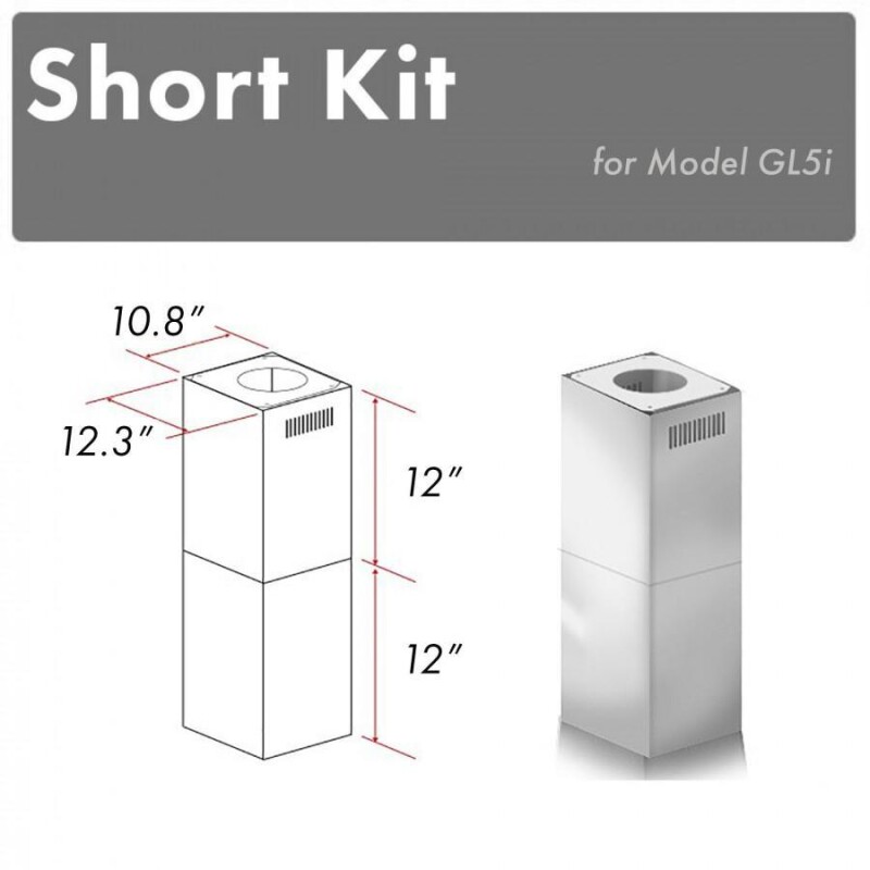 2-12 in. Short Chimney Pieces for 7 ft. to 8 ft. Ceilings SKGL5I