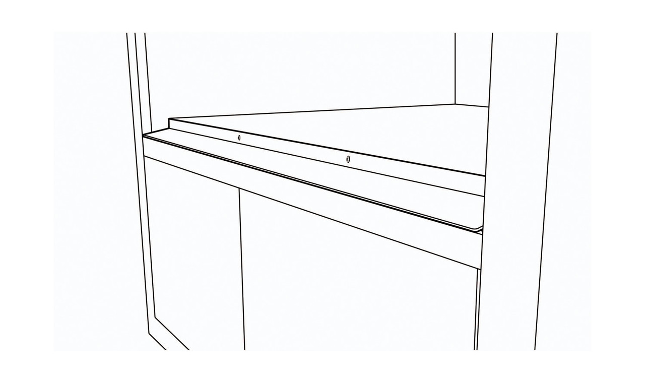 24 In. Stainless Steel Flush Mount Deflector For Smd2470asy view 5