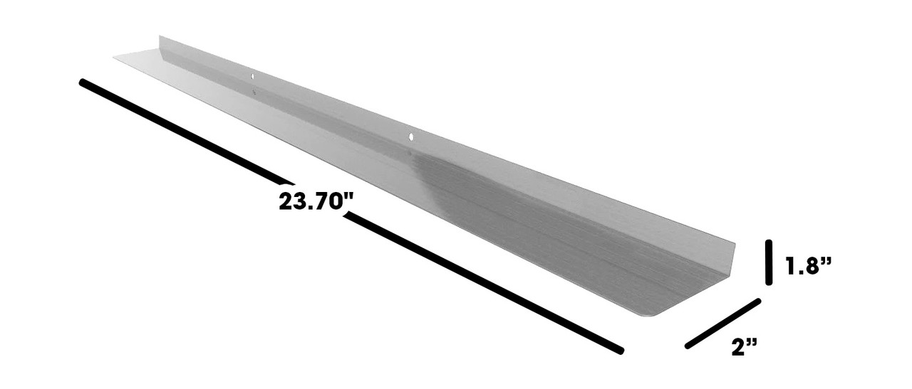 24 In. Stainless Steel Flush Mount Deflector For Smd2470asy view 6