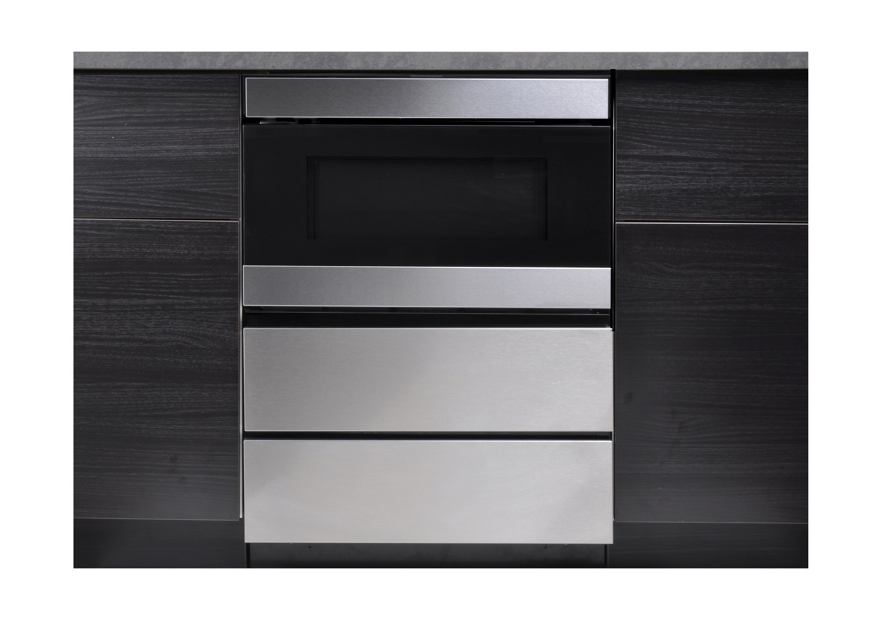 24 In. Under The Counter Microwave Drawer Oven Pedestal view 2