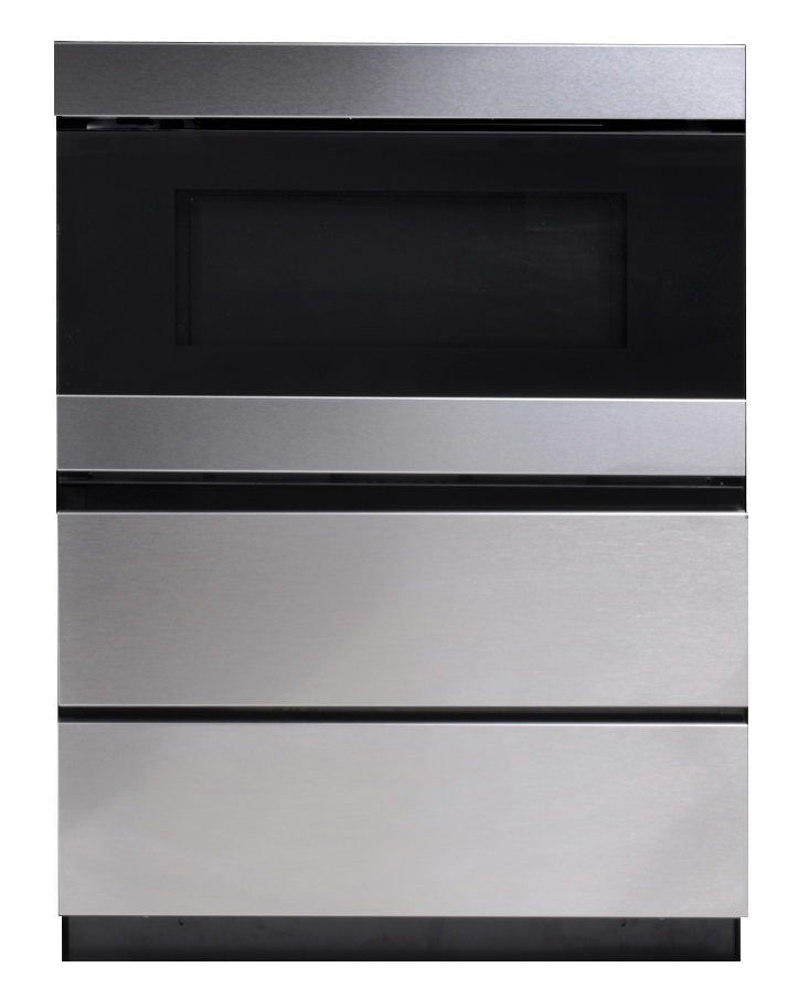 24 In. Under The Counter Microwave Drawer Oven Pedestal view 4