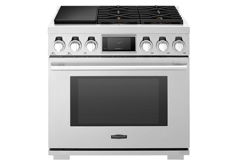 36-inch Dual-Fuel Pro Range with Steam-Combi Oven and Sous Vide SKSDR360SS