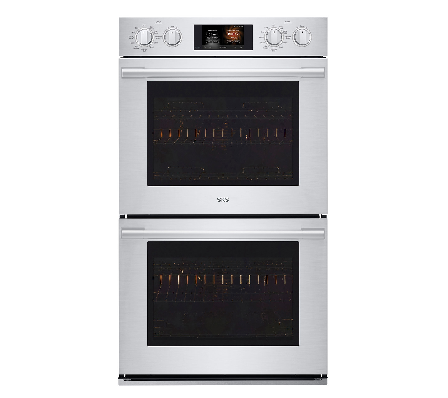 30-inch Double Wall Oven with Steam-Combi SKSDV3002S