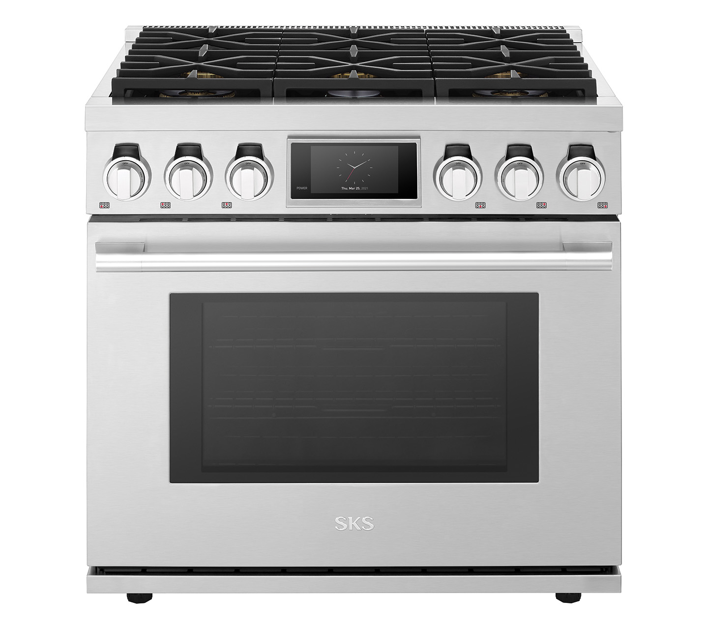 36-inch Gas Pro Range with 6 Burners SKSGR360S