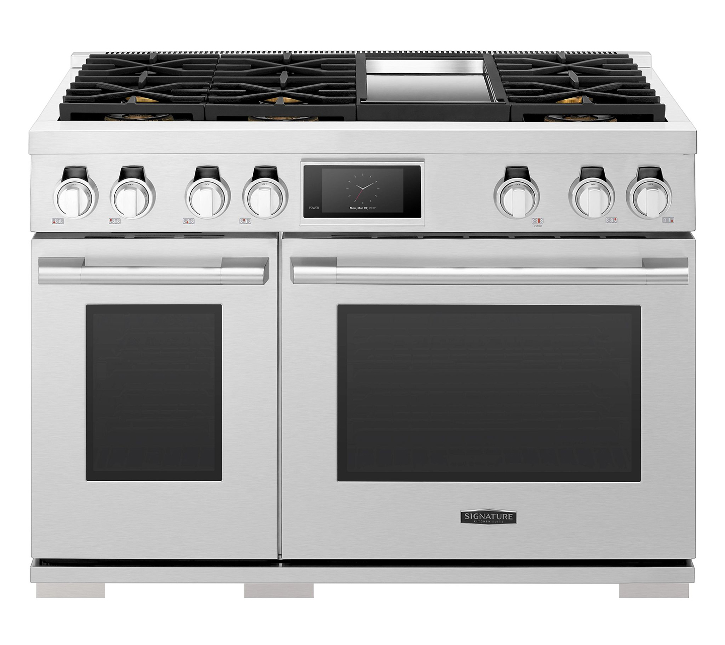 48-inch Gas Pro Range with 6 Burners and Griddle SKSGR480GS