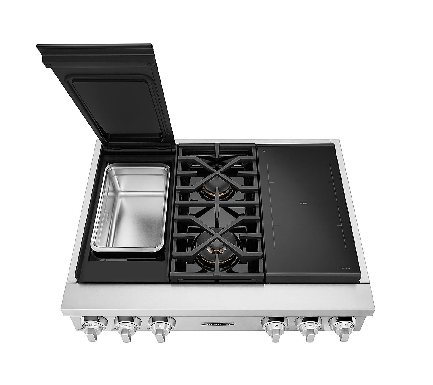 36-inch Dual-Fuel Pro Rangetop with Sous Vide and Induction SKSRT360SIS