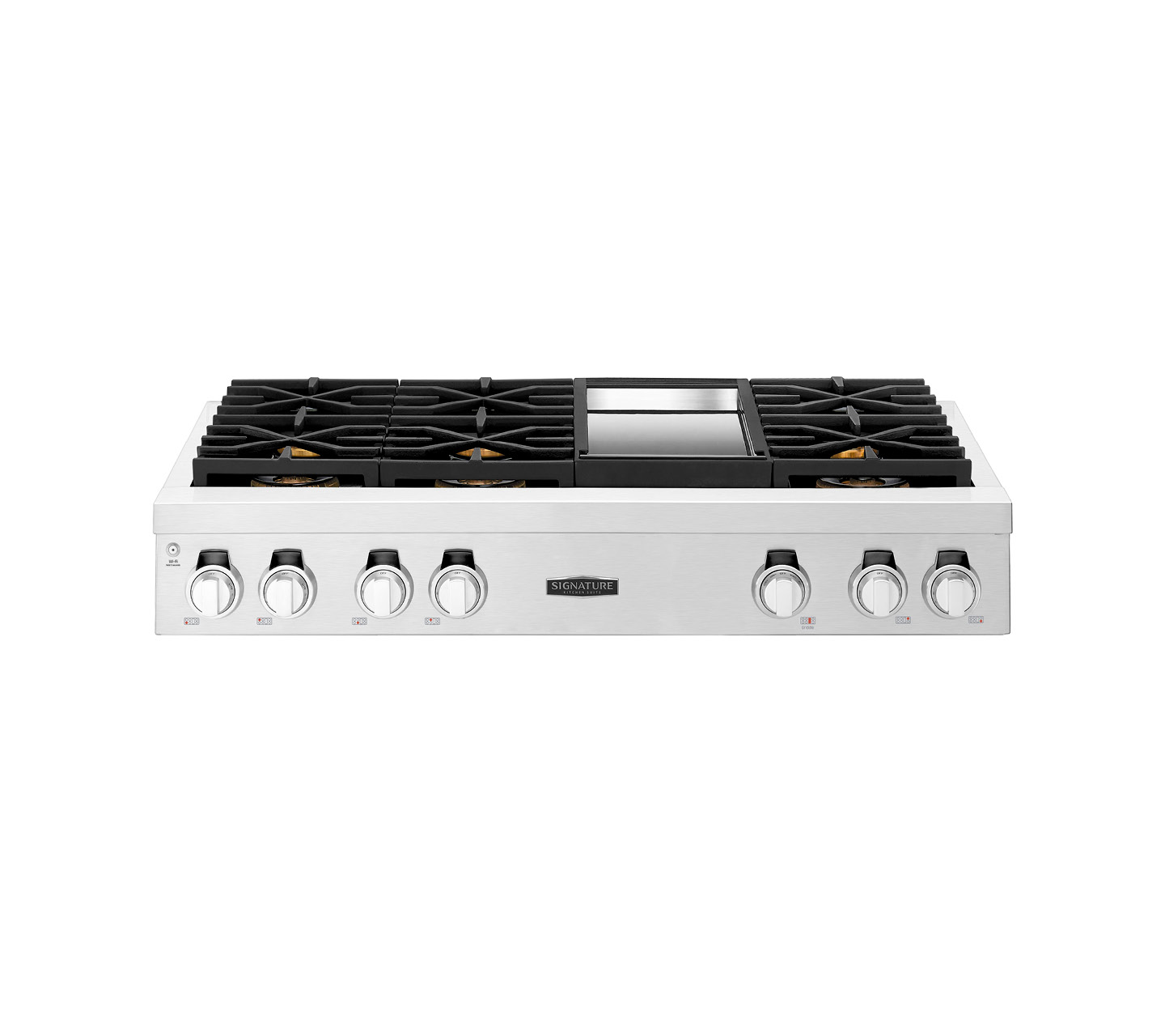 48-inch Gas Pro Rangetop 6 Burners and Griddle SKSRT480GS