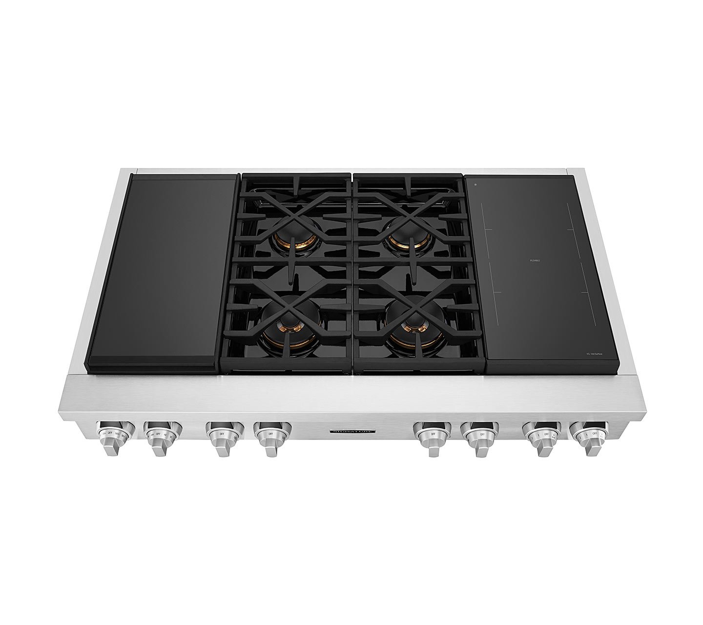 48-inch Dual-Fuel Pro Rangetop with Sous Vide and Induction SKSRT480SIS
