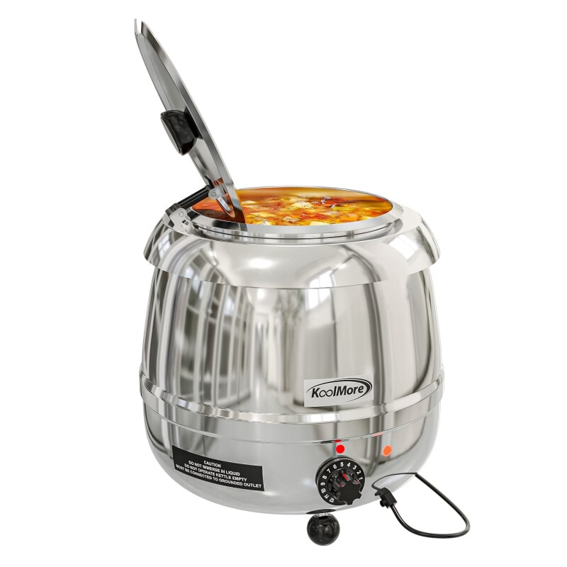 11.5 Qt. Round Countertop Stainless-Steel Food / Soup Kettle Warmer SKSS3G, product image 2 of 10
