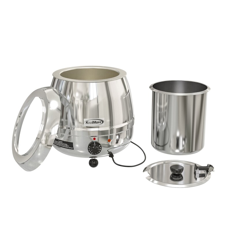 11.5 Qt. Round Countertop Stainless-Steel Food / Soup Kettle Warmer SKSS3G, product image 5 of 10